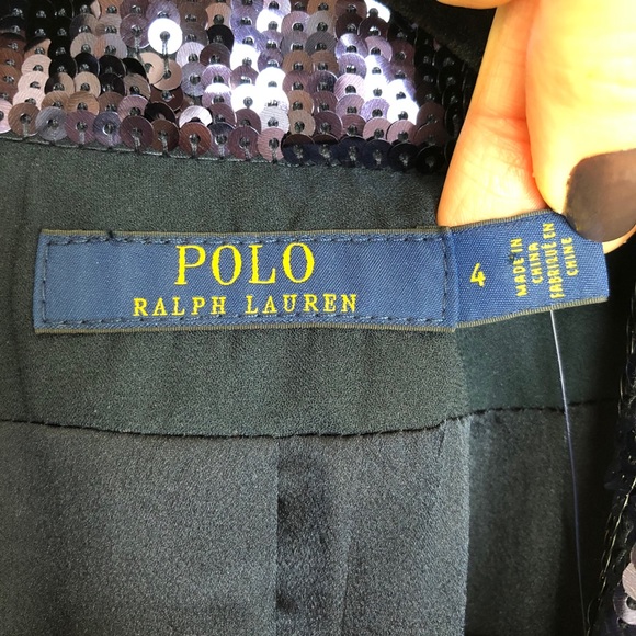 New Ralph Lauren Double Breasted Sequined Blazer - Picture 6 of 16